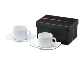 POSA Coffee cup & saucer set of 2