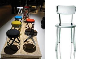 DESUS MILAN REPORT: The stools named gribbonh designed by nendo, Cappellini presented and a stool named gDEJA VU HIGH STOOLh designed by Mr. Naoto Fukazawa, MAGIS presented